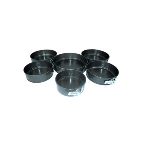 Moule A Gateau Rond Anti Adhesif 06 Pieces