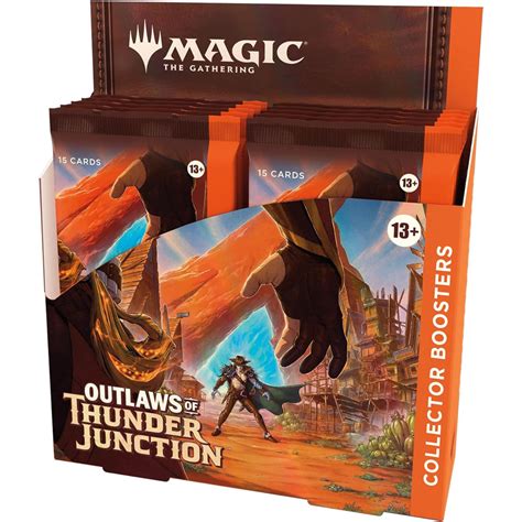 Mtg Outlaws Of Thunder Junction Collector Booster Box 12 Card Games Miniature Market