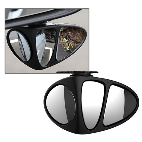 360 Rotation Three Sided Blind Spot Mirror Reversing Blind Spot Convex