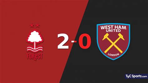 Nottingham Forest Vs West Ham United En Vivo Seguí El Partido Minuto A Minuto Tyc Sports