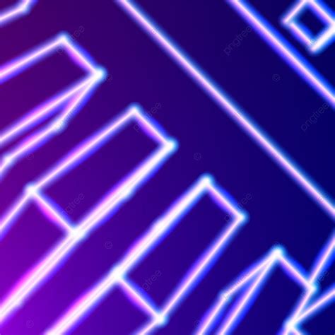 Bright Neon Lines Abstract Background With Retro Computer Technology ...