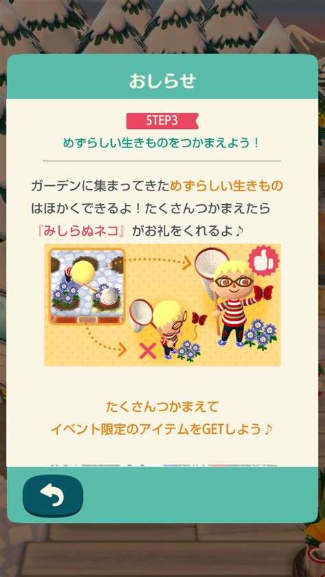 【ポケ森】 まーたイベント「みしらぬネコと冬のチョウ」がはじまた カテゲーム