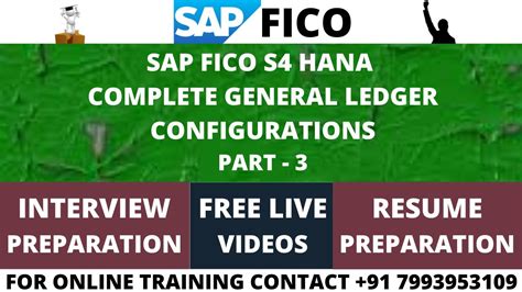 SAP FICO S4 HANA COMPLETE GENERAL LEDGER CONFIGURATIONS PART 3 FICO