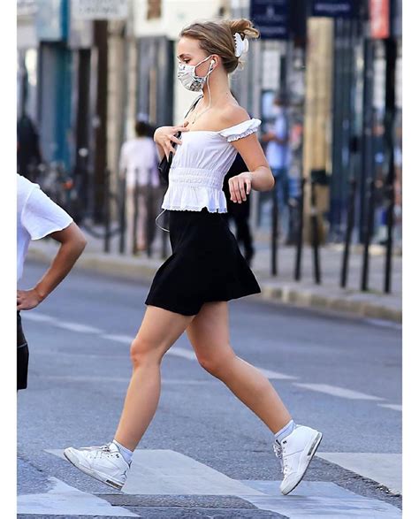 Lily Rose Depp In Mini Skirt Out In Paris 04 Gotceleb