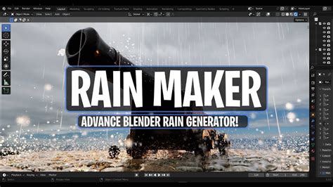 Rain Maker Advance Rain Tool For Blender Youtube