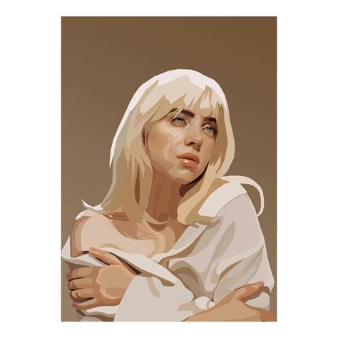 Billie Eilish Happier Than Ever Poster Etsy