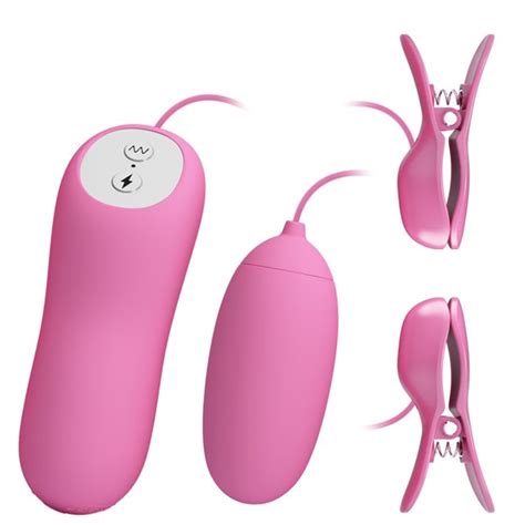 Comprar Grampo De Seios Vibrador E Estimulação Elétrica Hot Sex Shop