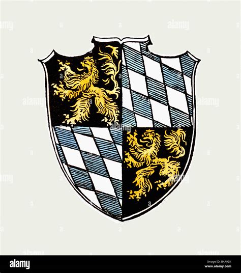 Heraldry Coat Of Arms Germany Duchy Of Bavaria Mid Th Century To