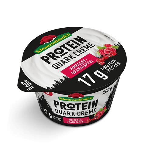 Protein Quark Creme Himbeere Granatapfel 0 2 250 G Becher