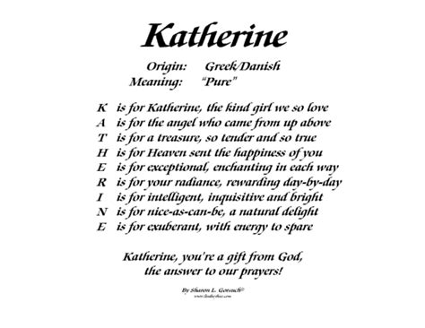 Meaning Of Katherine Lindseyboo