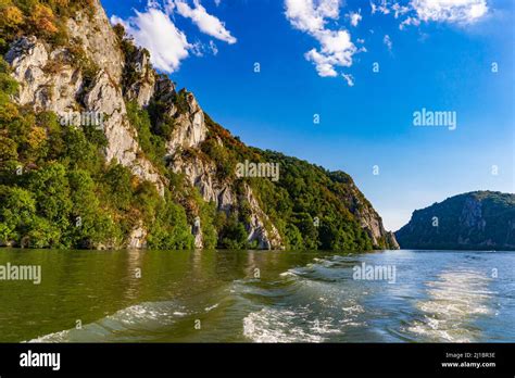 View at Danube gorge at Djerdap in Serbia Stock Photo - Alamy