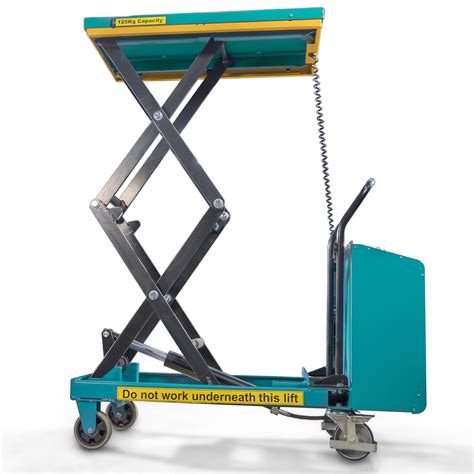 125kg Electric Table Scissor Lift 1420mm Lift Height LLM Handling