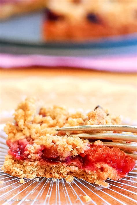 Vollkorn Pflaumenkuchen Mit Streuseln