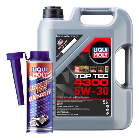 Kit Aceite 5w30 Top Tec 4300 Speed Tec Liqui Moly Obsequio Meses