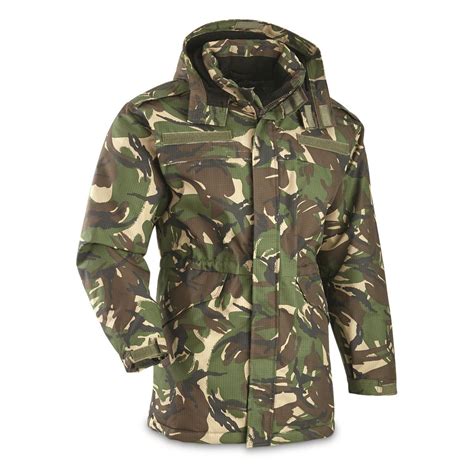 Romanian Military Surplus Windproof Waterproof Quilted Ripstop Hooded