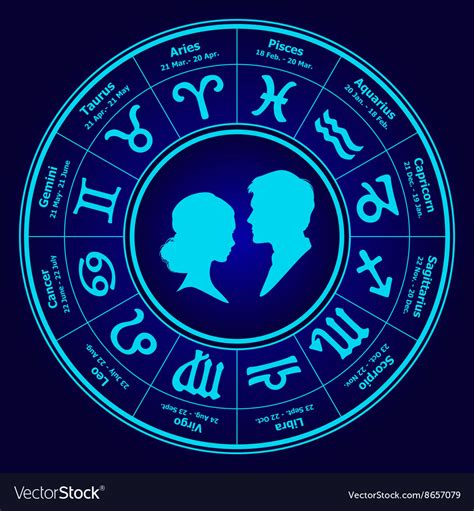 Horoscope love Royalty Free Vector Image - VectorStock