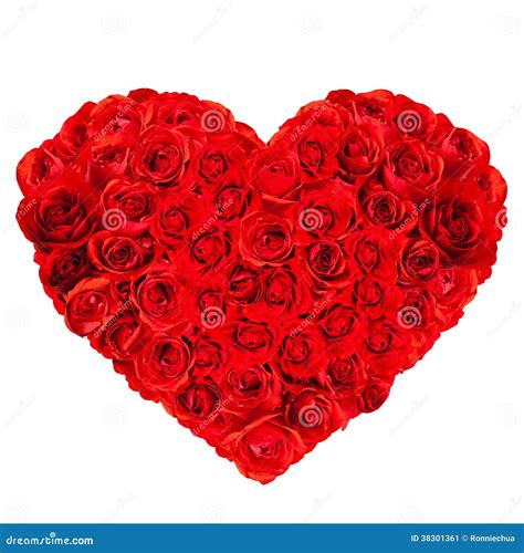 Heart-Shaped Red Rose Bouquet Stock Image - Image of decoration, roses: 38301361