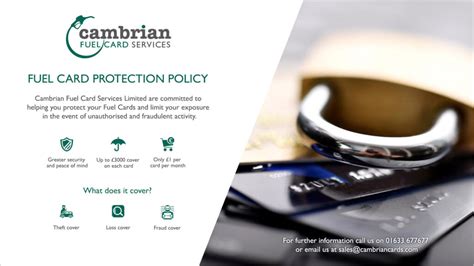 Fuel Card Protection Policy Infographic Cambrian Fuelcard Services