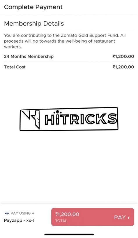 Zomato Gold 65% Off: 2 Year Subscription at Rs1200 - HiTricks