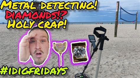 Diamonds And Gold Found Metal Detecting Florida Beach Adventure Huge