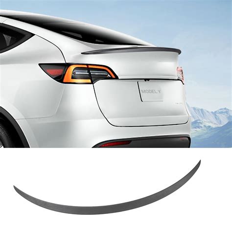 Basenor Tesla Model Y Spoiler Abs Material Rear Spoiler Wing Oem Rear