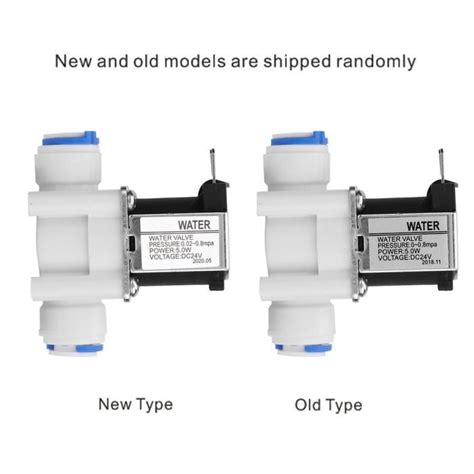 VBESTLIFE Vanne d eau Électrovanne électrique en Plastique 24VDC N C