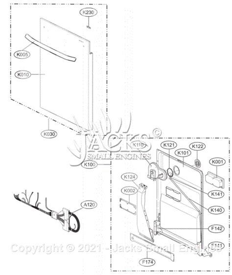 Lg Ldf St Parts Diagram For Door Assembly