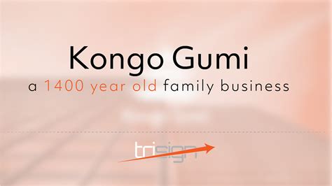 Kongo Gumi - Logo for a 1400 year old company :: Behance