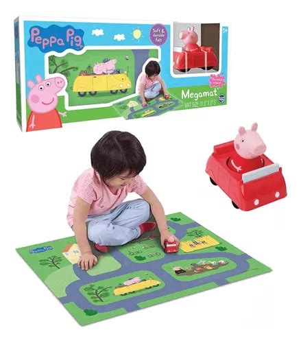 Tapete Infantil Peppa Pig Carrinho Toyng Parcelamento Sem Juros