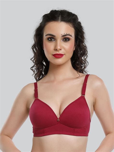 Lovable Raspberry Padded Non Wired Full Coverage Bra Le 236 Raspberry