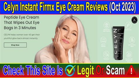 Celyn Instant Firmx Eye Cream Reviews Oct 2023 Real Or Fake Site