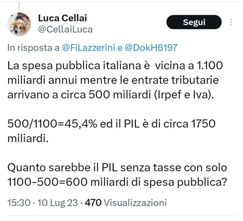 Claudio Borghi A On Twitter CellaiLuca Mi Scusi Lei Non Sa Nulla