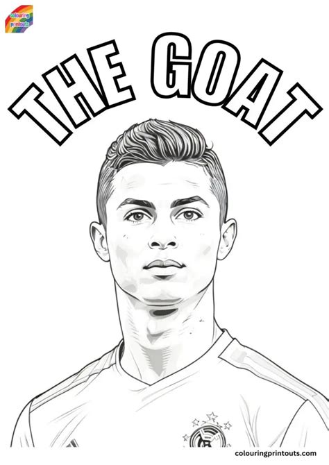 Ronaldo Colouring Sheets Free Pdf Printables