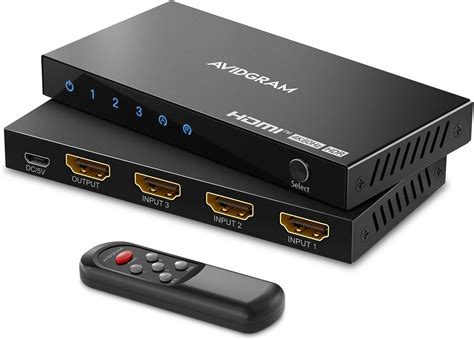 CSL 4k HDMI Switch 3 Port HDMI Umschalter 3D CEC 36 Bit Deep