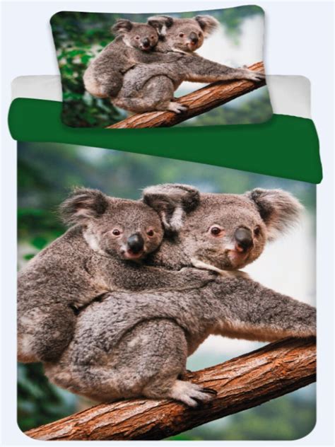 Parure De Lit Enfant Coton Koala Vert Kiabi