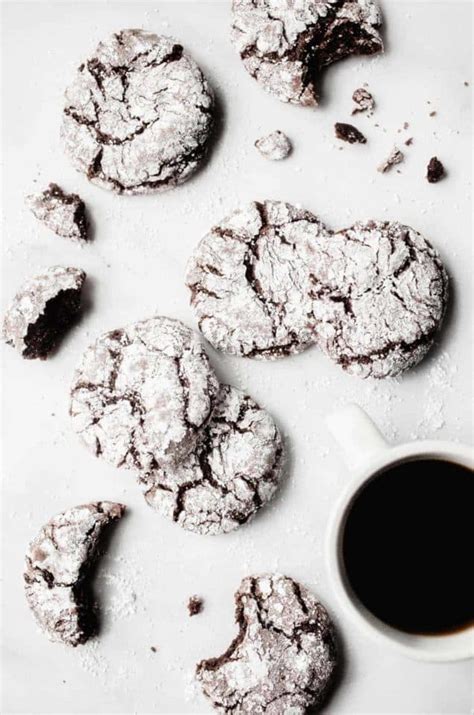 Easy Chocolate Crinkle Cookies Recipe My Baking Addiction