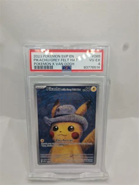 POKÉMON TCG PIKACHU with Grey Felt Hat SVP Black Star Promos SVP085