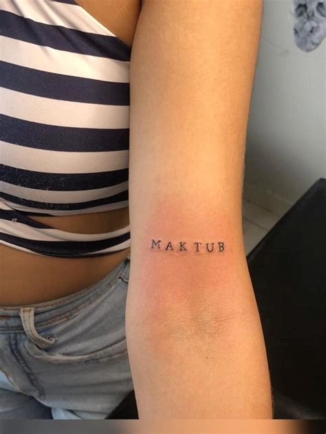 Tatuagem Maktub Em 2023 Tatuagens Maktub Tatuagem Sobre Cicatriz