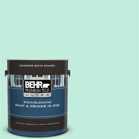 Behr Premium Plus Ultra Gal A Seafoam Pearl Satin Enamel