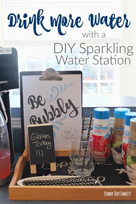 Resolve To Drink More Water With A Diy Sparkling Water Station Sunny