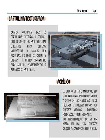 Tipos De Materiales Para Maquetas Y Sus Aplicaciones Verduzco Rios