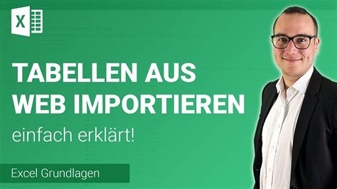 Tabellen Aus Dem Web Importieren Einfach Erkl Rt Lerne Microsoft