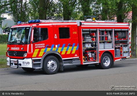 Einsatzfahrzeug Antwerpen Brandweer HLF A10 BOS Fahrzeuge