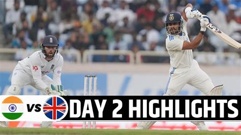 India Vs England 4th Test Day 2 Highlights Ind Vs Eng Test Highlights