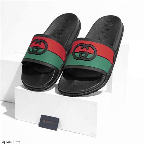 Gucci Mens Interlocking G Slide Sandal