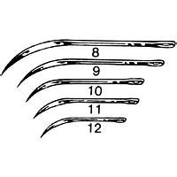 Needles Suture 10 Cut Edge 1 2 Curved Regular Surgeon S P12 By