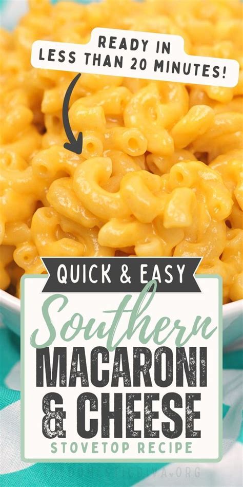 Southern Macaroni And Cheese Stovetop Recipe Recipe Mac And Cheese