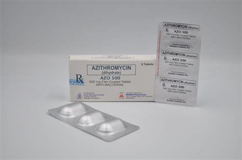 Azithromycin Azo Mg Film Coated Tablet Sahar Pharma