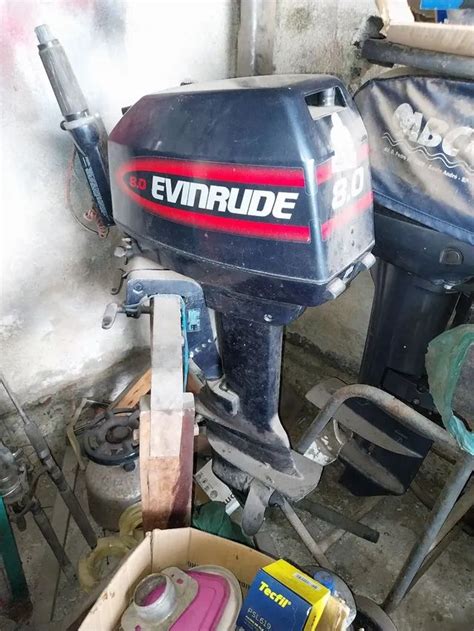 Motor Popa Evinrude Hp Barcos E Aeronaves Recreio Da Borda Do