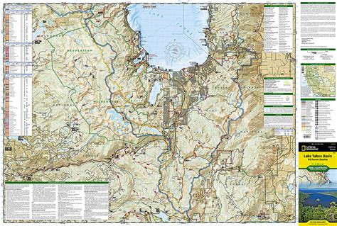 Buy Map Lake Tahoe Basin Map 803 By National Geographic Maps Yellowmaps Map Store